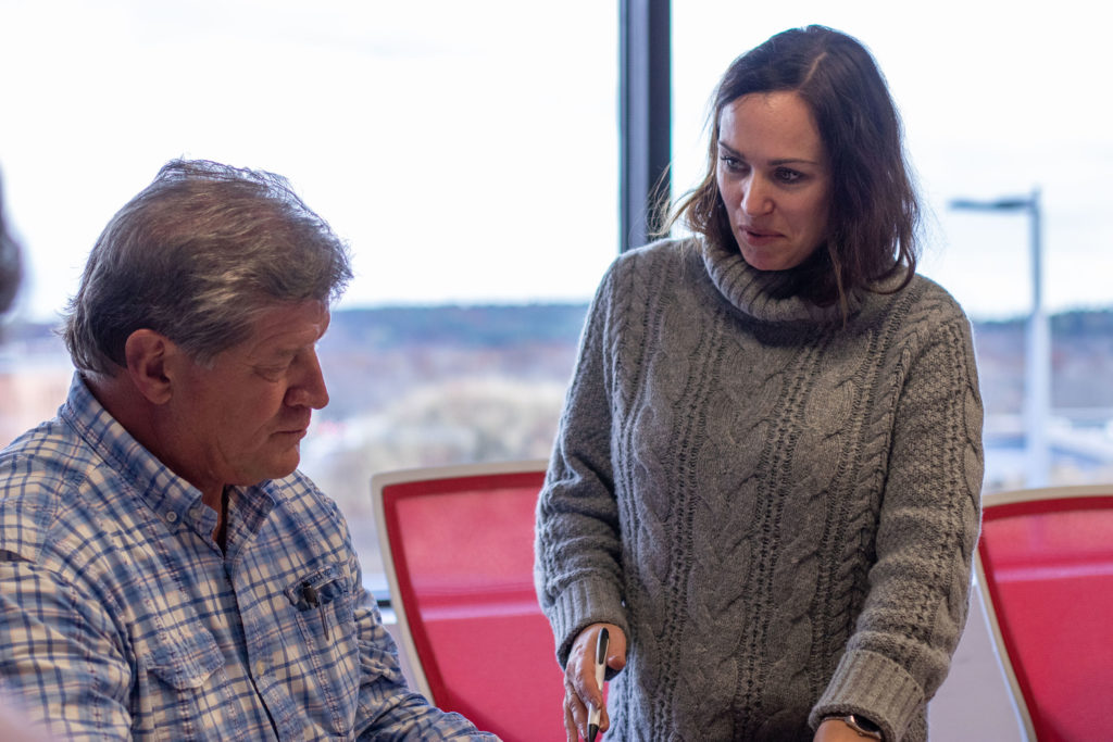 consultant working with client to identify key stakeholders