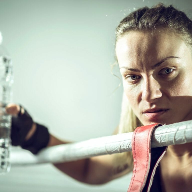 Woman working out